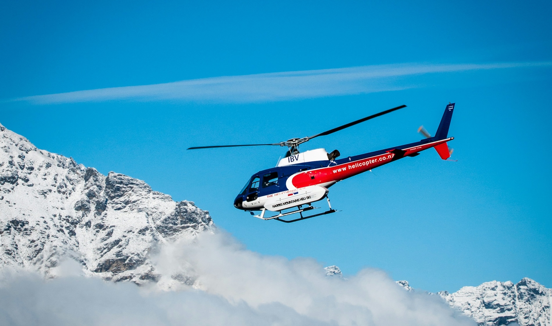 Helicopter over the Southern Alps with Splendid South Travel Company New Zealand